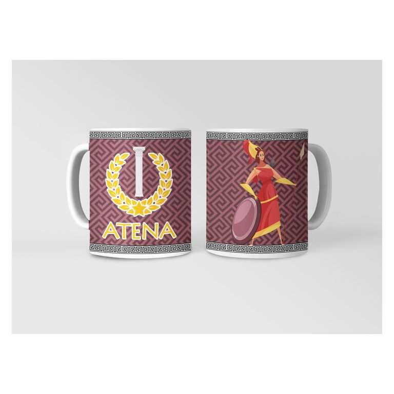 Taza Estrategias y Conocimientos de Atenea