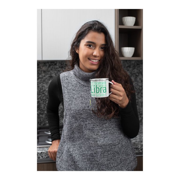 Taza Enlozada Libra - Justicia y Armonía