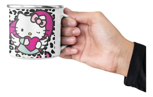 Taza Enlozada Hello Kitty - Dulzura Y Amistad Blanco Hello Kitty - Dulzura Y