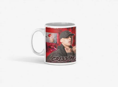 Taza Cris Mj - Para Fans De Música Urbana Blanco