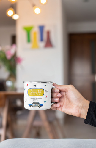 Taza Enlozada Justicia, Orden Y Café