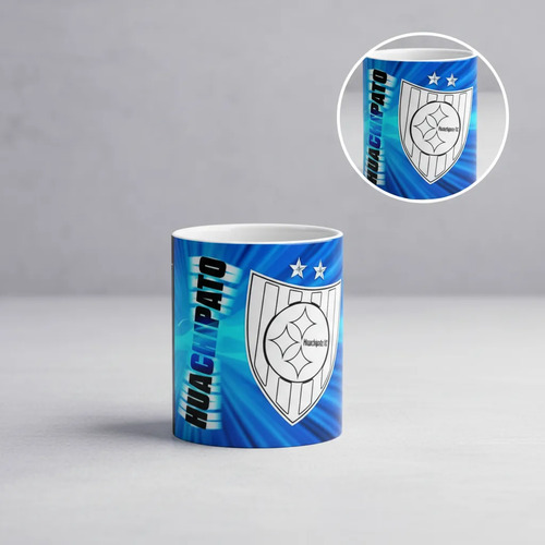 Taza Mágica Club De Deportes Huachipato - Futbol Chileno Negro Fútbol