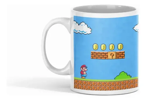 Taza Super Mario - Aventura En El Reino Blanco