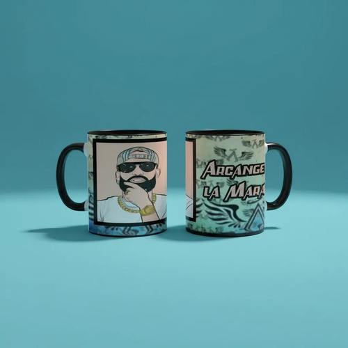 Taza Mágica De Arcangel - Reggaetón Negro Mágica De Arcángel