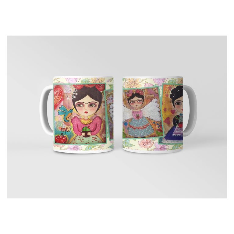 Taza Frida Kahlo Eterna - Arte que No Muere