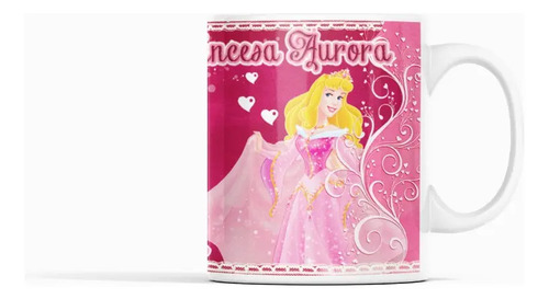 Taza Princesa Aurora - Sueños Revelados Blanco