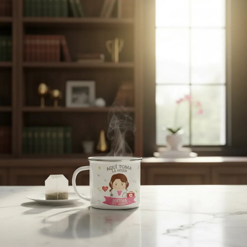 Taza Enlozada Salva Vidas, Toma Café - Doctora Blanco