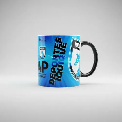 Taza Mágica Club De Deportes Iquique - Futbol Chileno Negro Fútbol