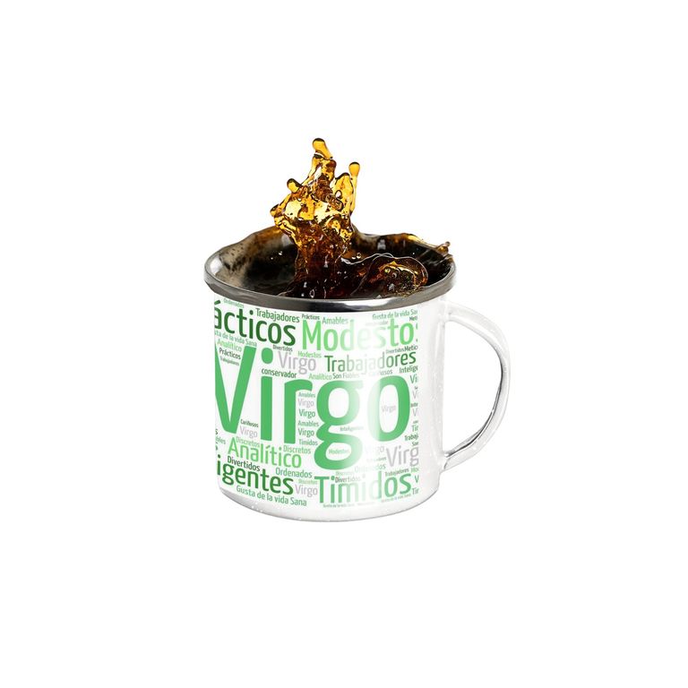 Taza Enlozada Virgo - Perfeccionista por Excelencia