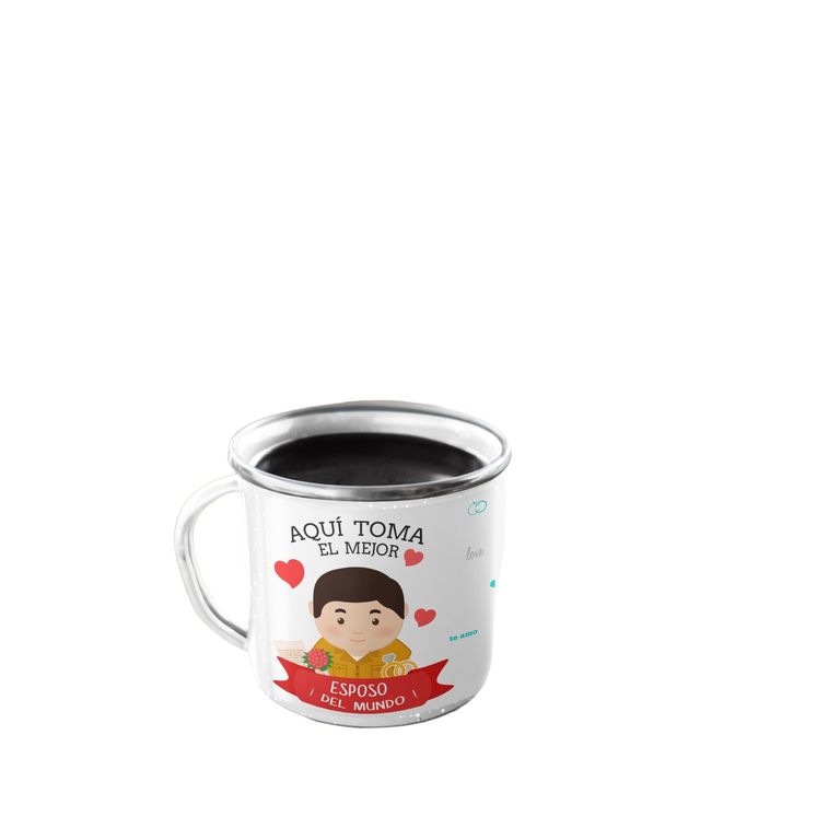 Taza Enlozada Amor y Aventuras - Esposo