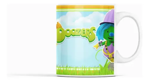 Taza Doozers - Para Fans De Los Constructores Blanco