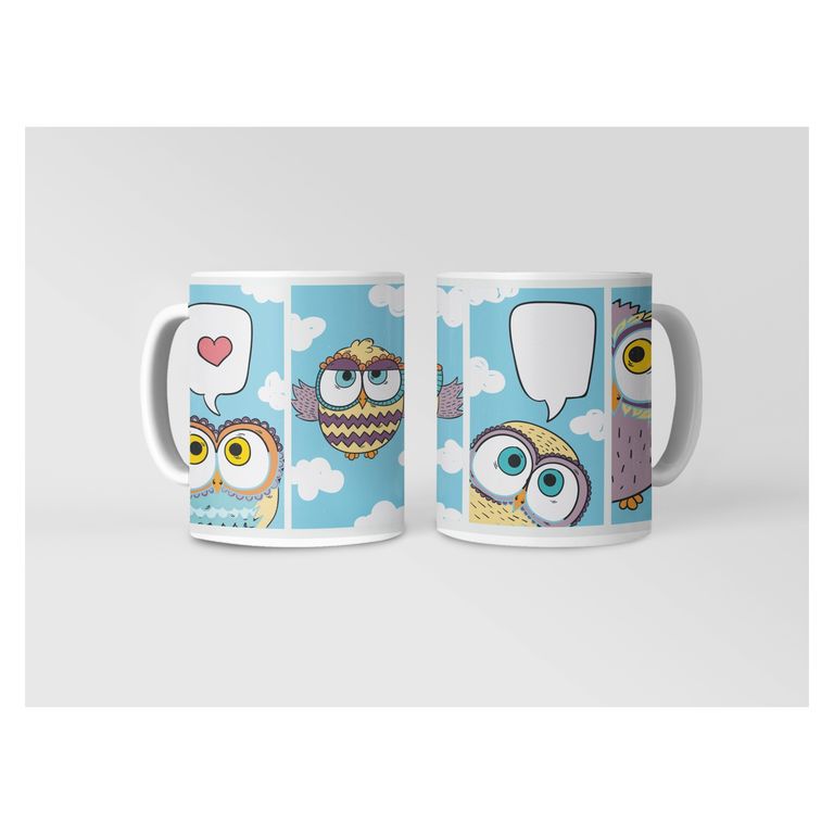 Taza Búhos - Ojos de la Noche