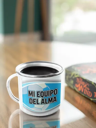 Taza Enlozada Iquique Club Deportivo - Pasión Y Orgullo Blanco Futbol Chileno