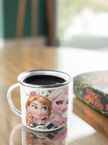 Taza Enlozada Encuentra Tu Poder Con Frozen Blanco Regalo Tu Poder Con Frozen