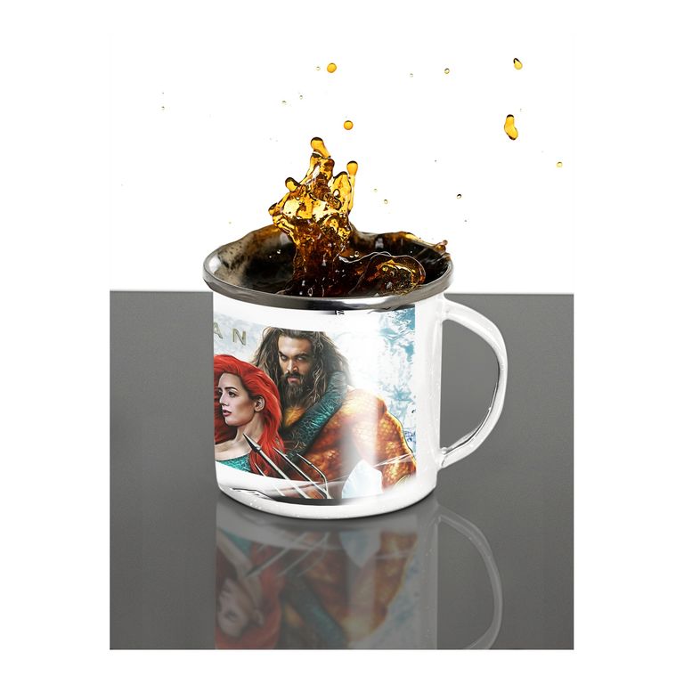 Taza Enlozada Reino de Atlantis - Aquaman