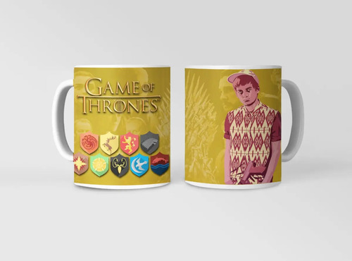 Taza Juego De Tronos - Tronos Con Joffrey Baratheon Blanco