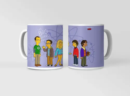 Taza The Big Bang Theory - Ecuaciones De La Amistad Blanco