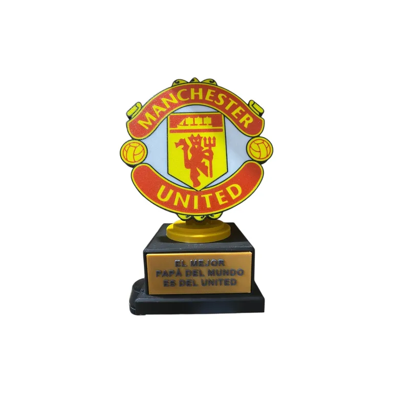 Trofeo Manchester United Mejor Papá Regalo Fútbol Ingles