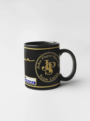 Taza Mágica - Ayrton Senna #08 Formula 1 Negro Ayrton Senna 08 Formula 1