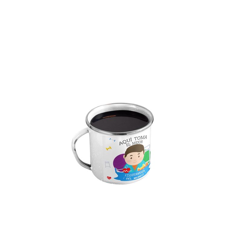 Taza Enlozada Fisioterapeuta - Movimiento y Motivación H