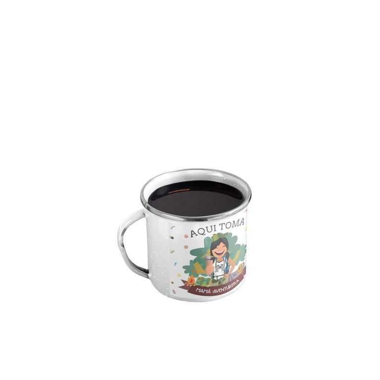 Taza Enlozada Mamá Aventurera - Explora y Sueña