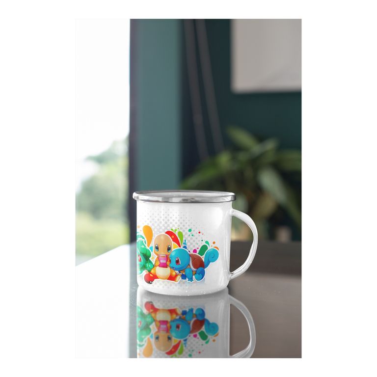 Taza Enlozada Pokémon - Captura y Entrenamiento