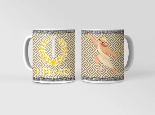 Taza Hermes - Mensajes Y Misterios Al Café Blanco