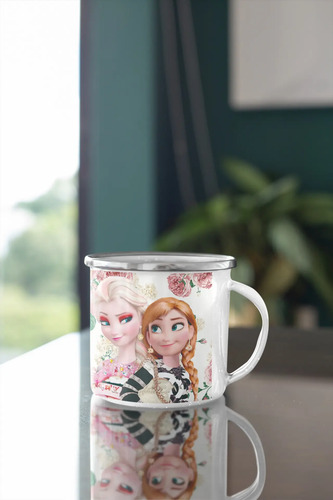 Taza Enlozada Encuentra Tu Poder Con Frozen Blanco Regalo Tu Poder Con Frozen