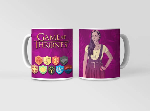 Taza Juego De Tronos - Tronos Con Talisa Maegyr Blanco