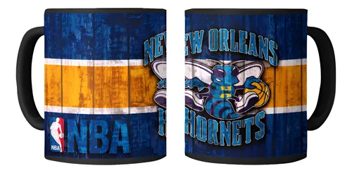 Taza Mágica New Orleans Hornets - Nba Negro Nba