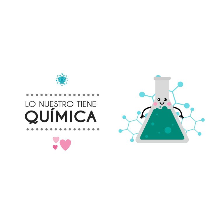 Taza Enlozada Pareja Química - Reacción Perfecta