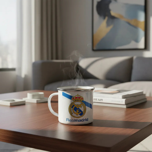 Taza Enlozada Real Madrid - Leyendas Del Fútbol Blanco