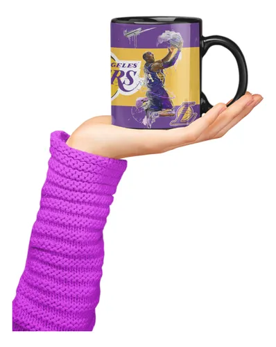 Taza Magica Los Angeles Lakers Kobe Bryant - Nba Negro Nba