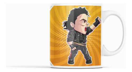 Taza Michael Jackson Homenaje A Su Iconografía Blanco