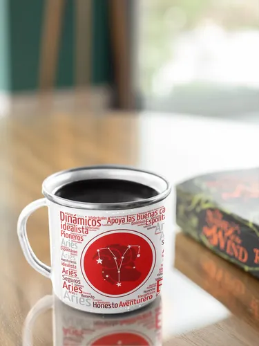 Taza Enlozada Aries - Valientes Y Resueltos Blanco Videojuegos