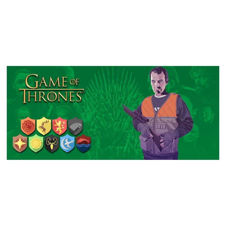 Taza Juego de Tronos - Tronos que Cambian con Bara Theon