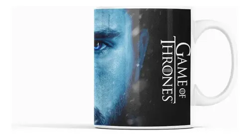Taza Juego De Tronos - Vive La Magia De Los Siete Reinos Blanco