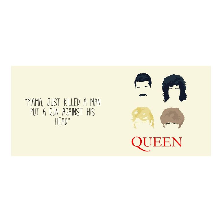 Taza Enlozada Queen - Leyendas del Rock