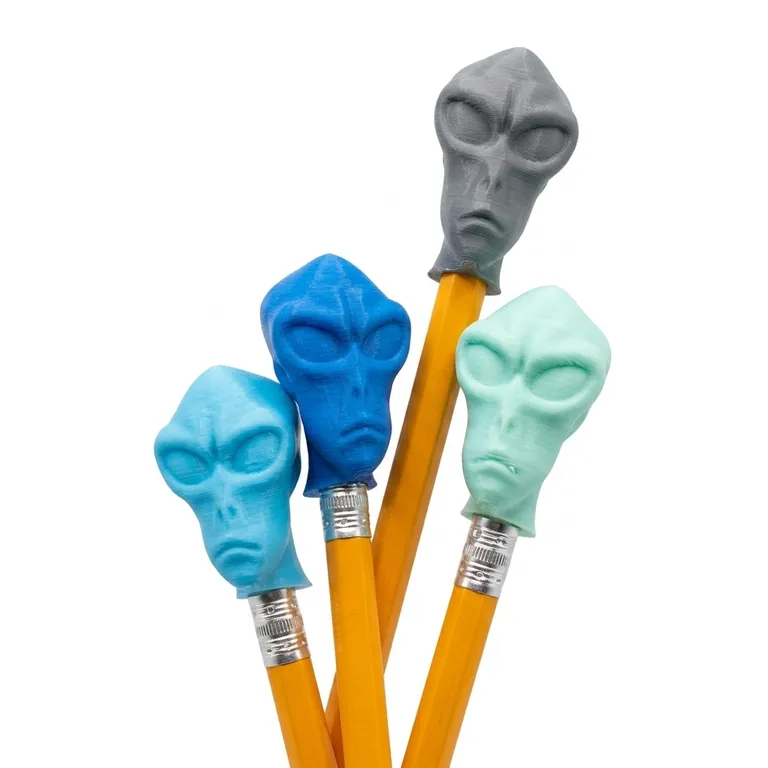 Cabeza Alien Topper para Lápiz Decoración