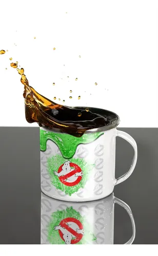 Taza Enlozada Equipo Cazafantasmas - Unidos Contra Fantasmas Blanco Regalo