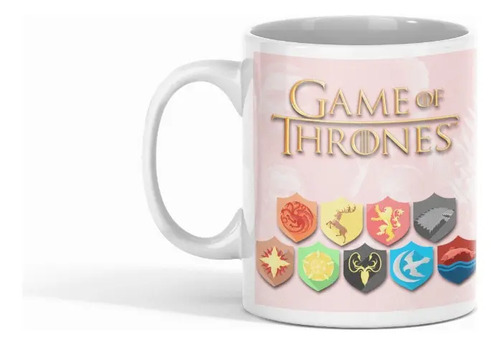 Taza Juego De Tronos - Tronos Con Daenerys Targaryen Blanco