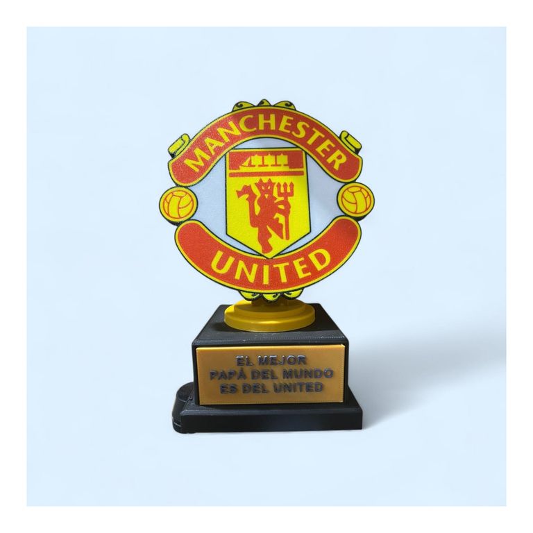 Trofeo Manchester United Mejor Papá Regalo Fútbol Ingles