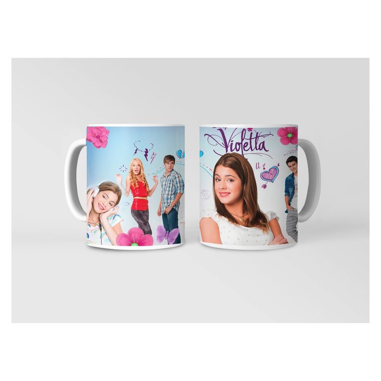 Taza Cantos y Corazones de Violetta