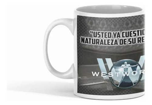 Taza Descubre Los Secretos De Westworld Blanco