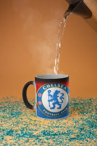Taza Magica Club Chelsea Futbol Ingles The Blues Londres Negro The Blues Londres