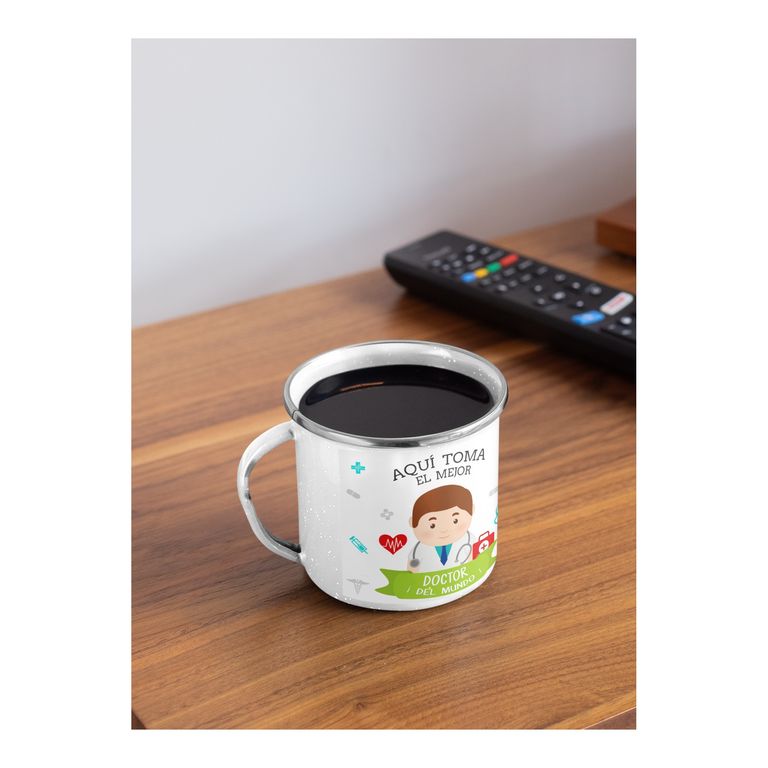 Taza Enlozada Doctor - En Guardia por la Salud