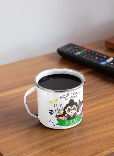 Taza Enlozada Mejor Roquero - Leyenda Del Escenario Blanco Mejor Roquero