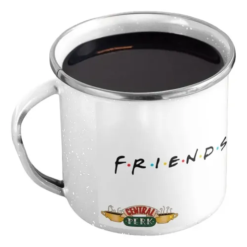 Taza Enlozada Encuentros En Central Park - Friends Blanco Regalo Central Park -