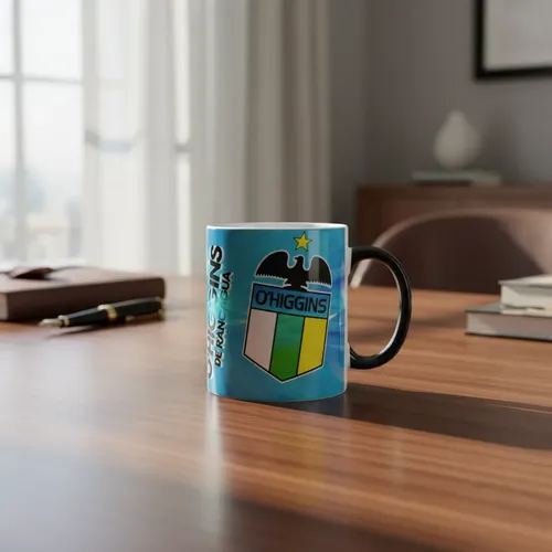 Taza Mágica Club De Deportes O´higgins - Futbol Chileno Negro Fútbol