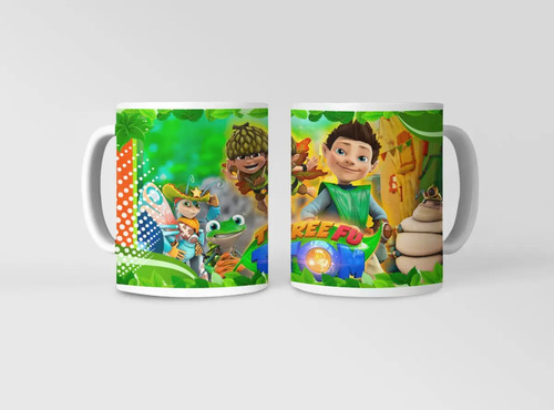 Taza Tree Fu Tom - Magia Del Bosque Revelada Blanco